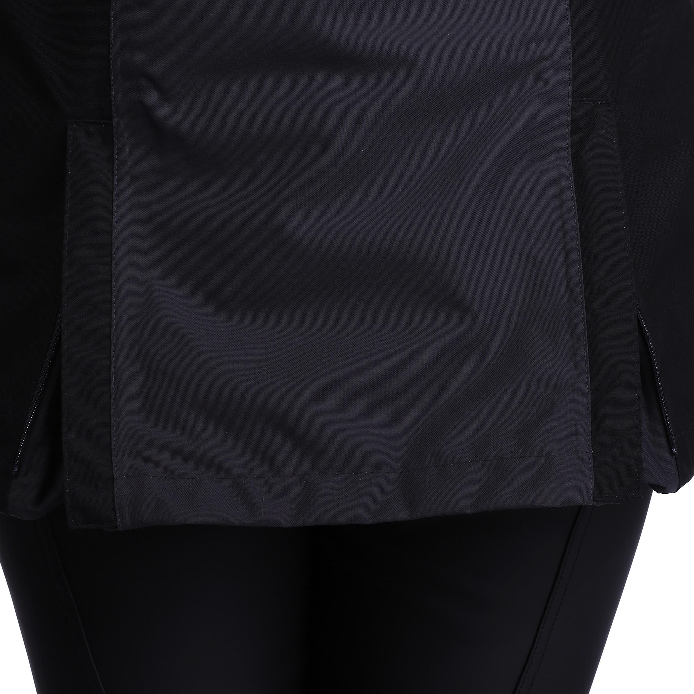 Paddock Women's Warm Horse Riding Parka - Dark Grey 22/30