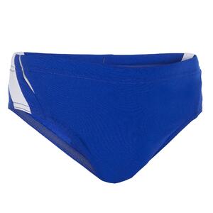 Slip Natación 900 Yoke Niño Azul-Blanco