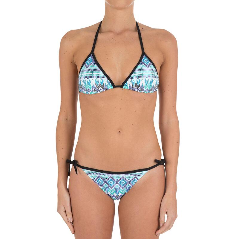 Bas de maillot de bain femme culotte nouée SOFY MAYA bleu