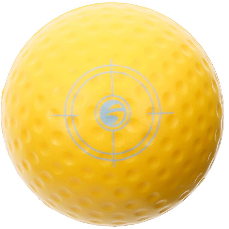 Pallina golf in schiuma gialla