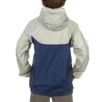 MH150 Kids' Waterproof Hiking Jacket (7 to 15 Years) - Navy Grey