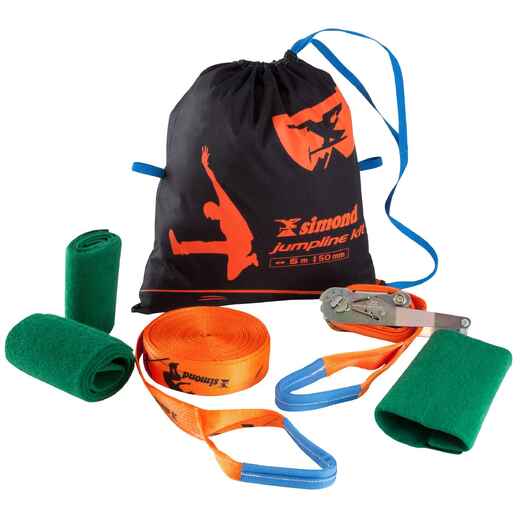 
      Slackline 5 cm x 15 m + Baumschutz orange/grün
  