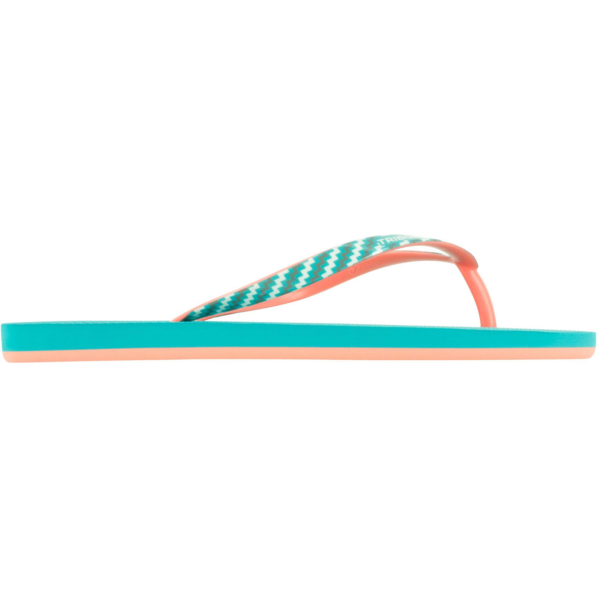 TO 500S Print Women's Flip-Flops - Pineapple Blue 3/10