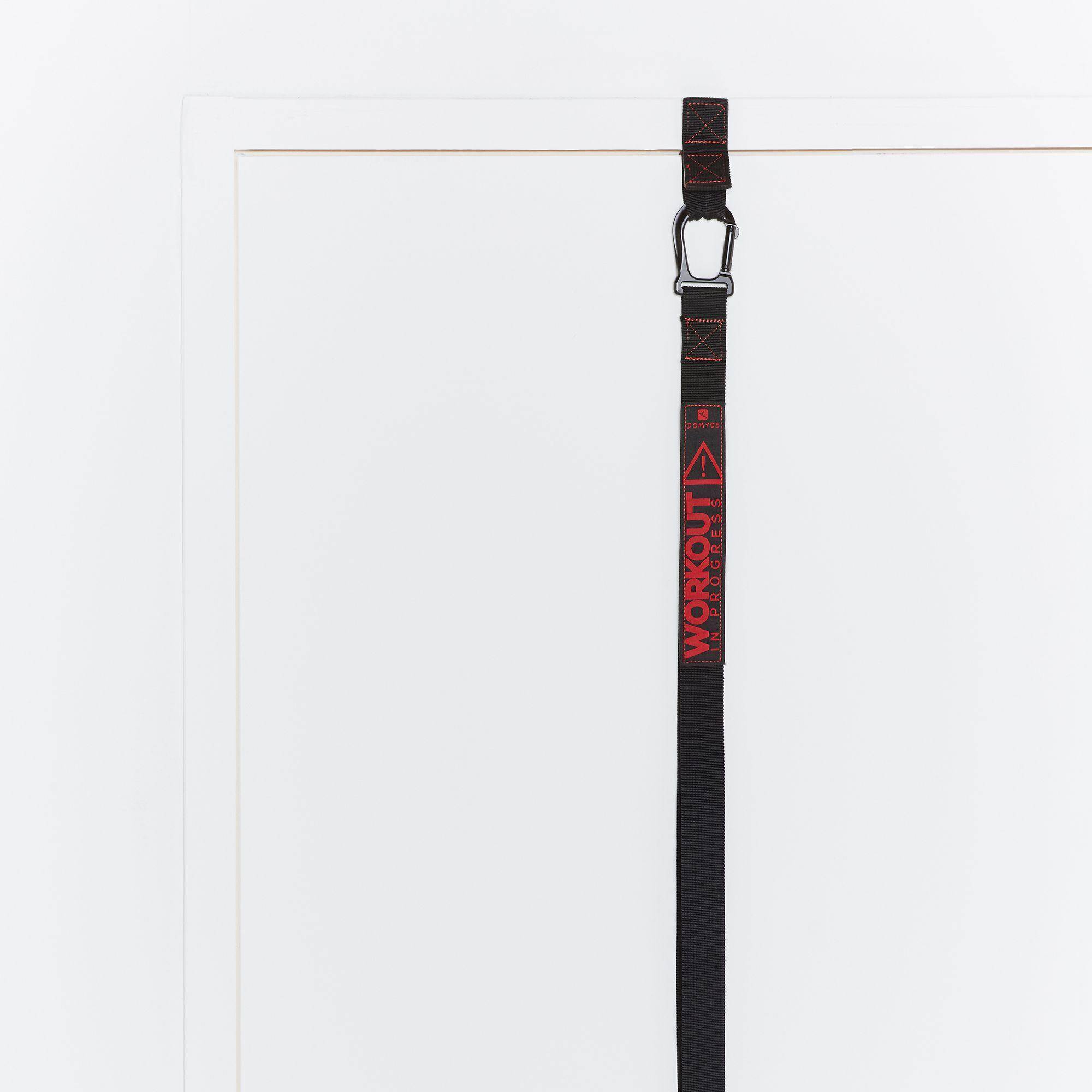 Weight Training Suspension Strap 100 Black Red -  5