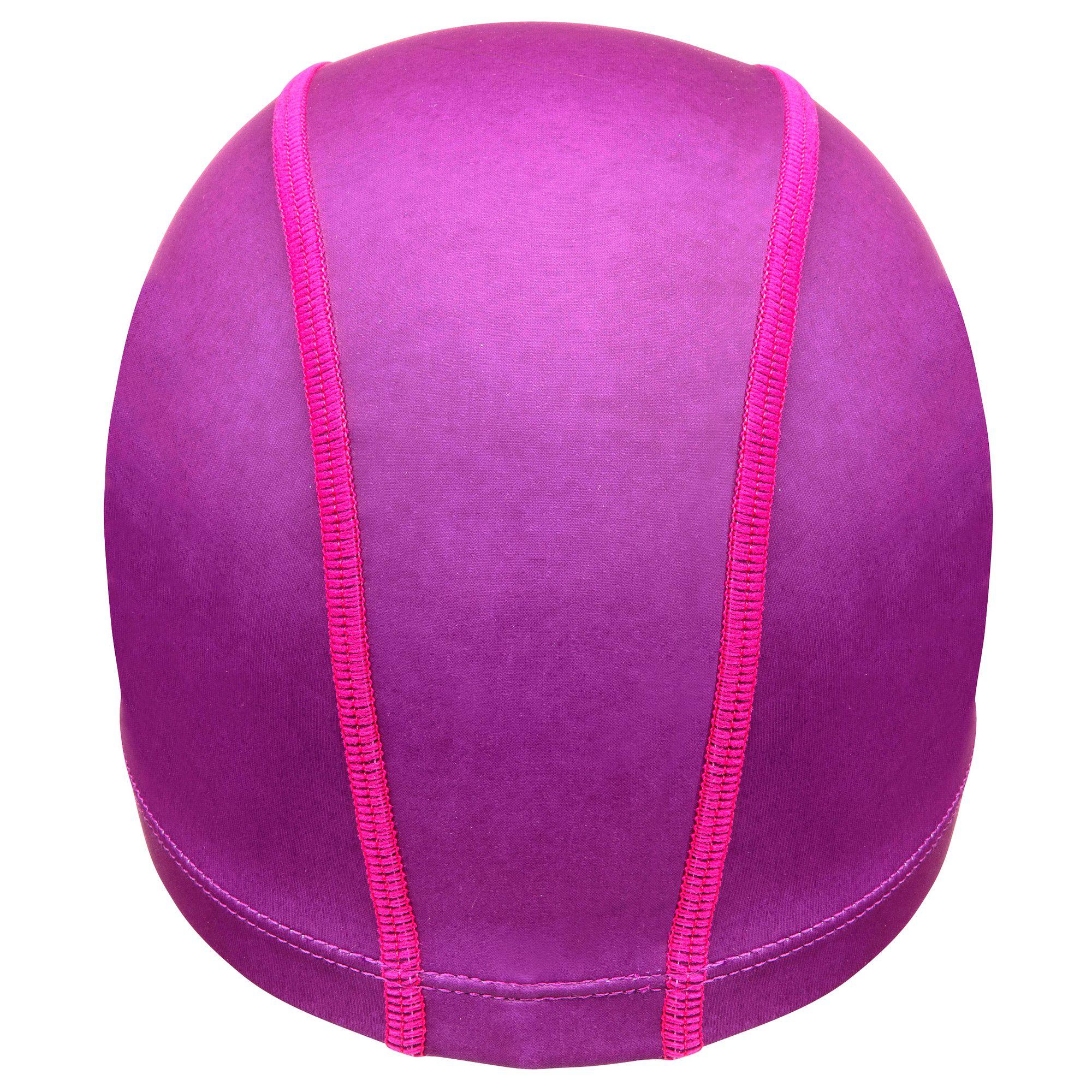 Silicone Plain Mesh Swim Cap - Dark Blue 5/12