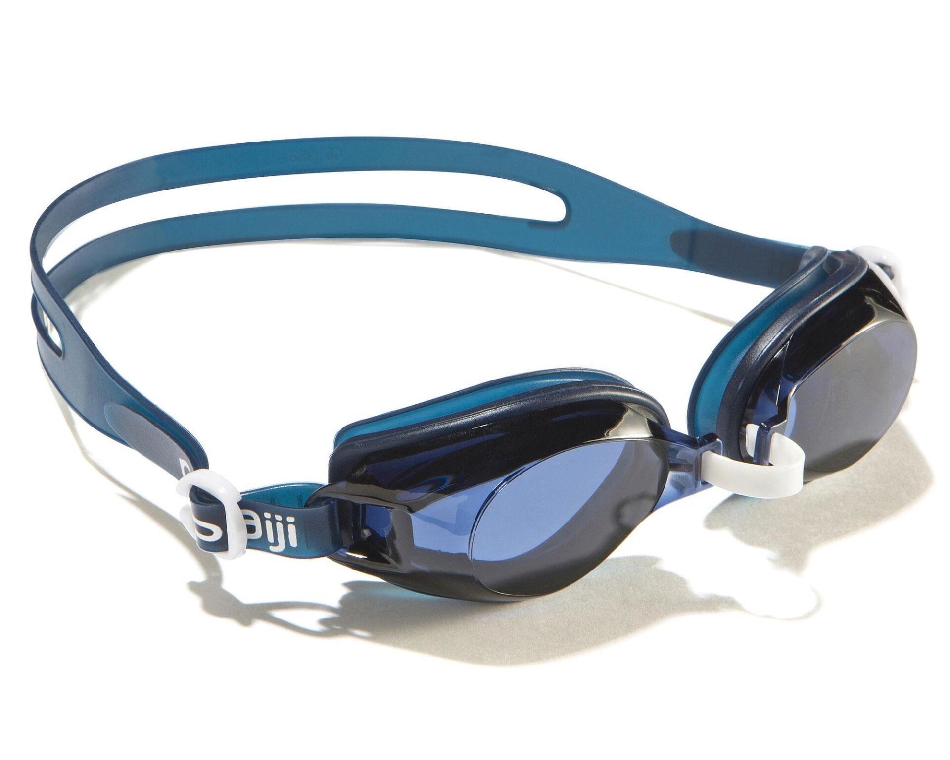 AMA 700 STANDARD SWIMMING GOGGLES SIZE L - BLUE WHITE