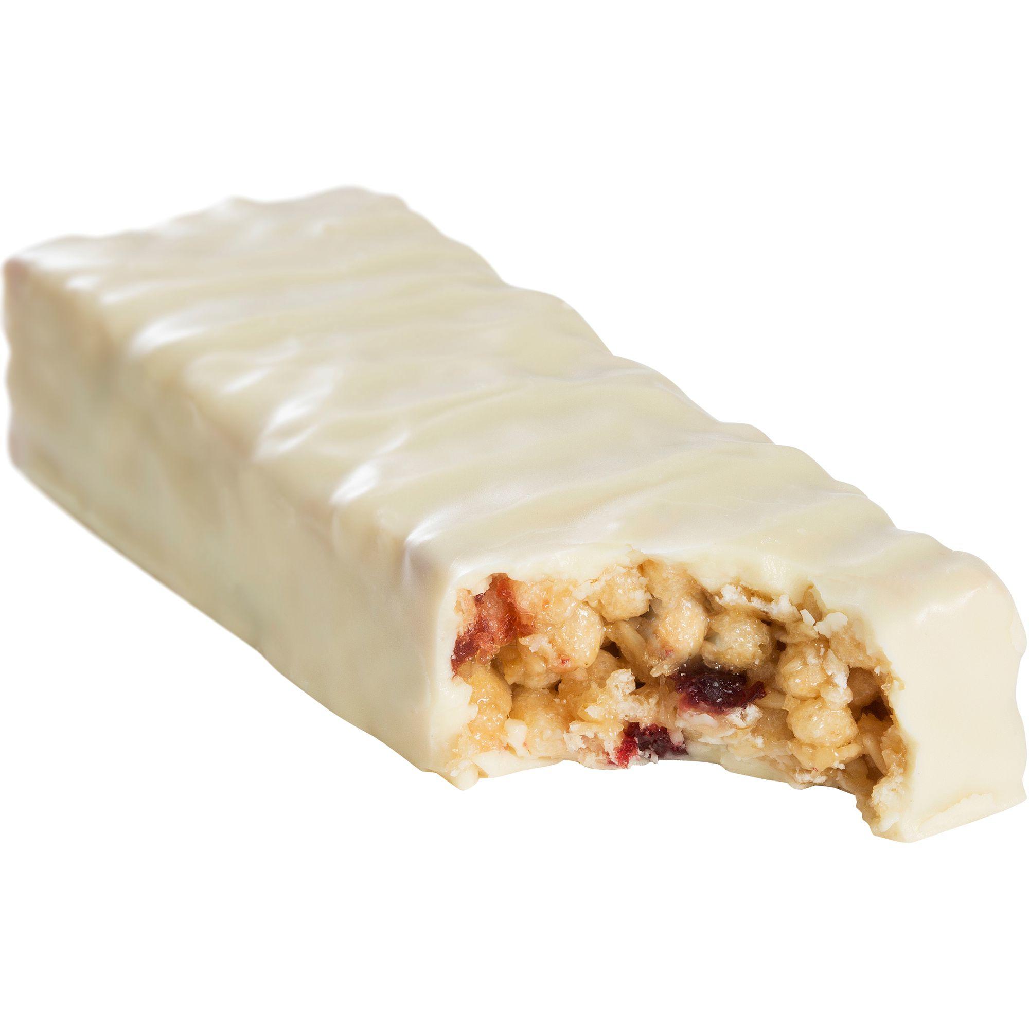 Ecosize White Chocolate-Coated Cereal Bar 10x32g - Strawberry Cranberries 3/4
