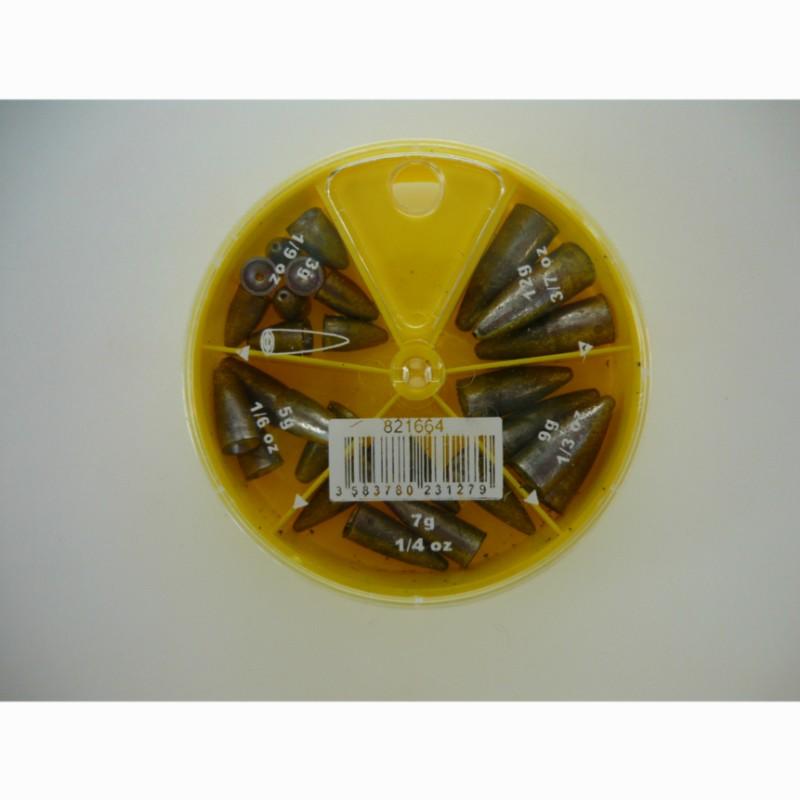LURE FISHING BOX OF ASSORTED DROP TEXAN LEADS LURE FISHING BOX OF ASSORTED DROP TEXAN LEADS