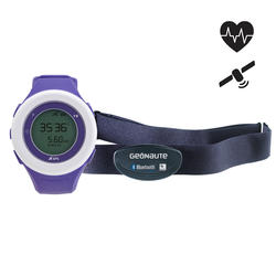 Montre GPS cardiofréquencemètre ONMOVE 200 connectée violette