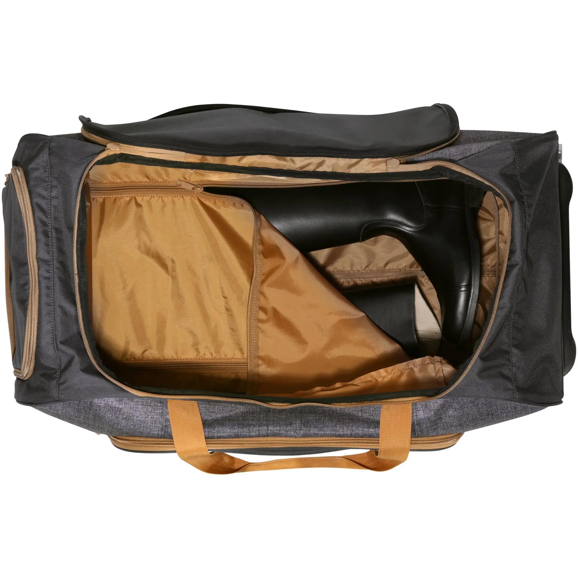 Trolley Bag For Horse Riding Gear 80L - Grey/Camel 10/21
