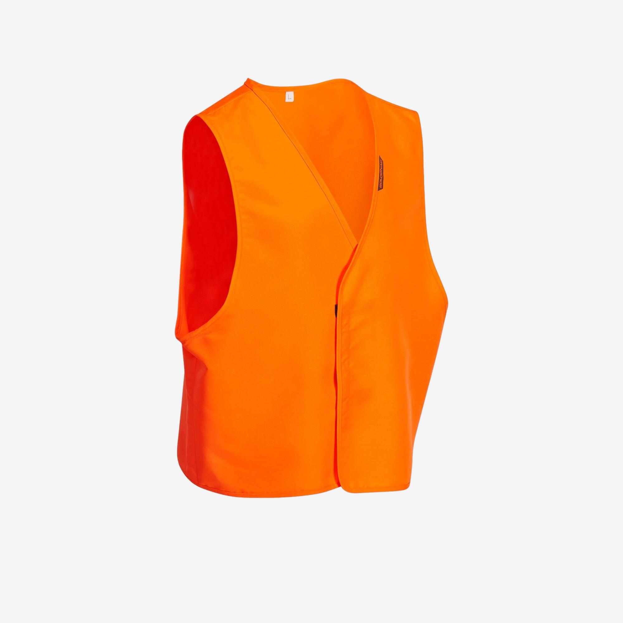 Decathlon | Pettorina caccia 100 arancione fluo |  Solognac