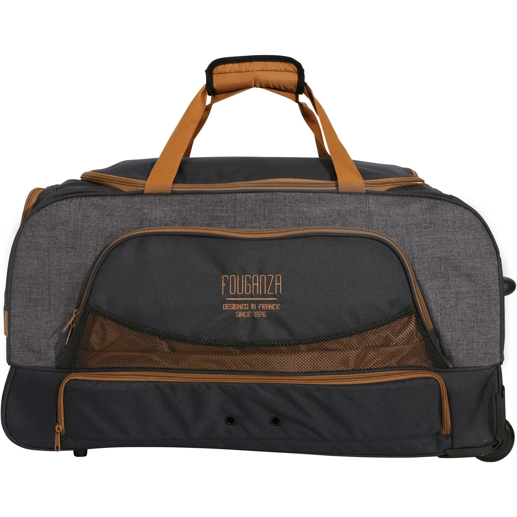 Trolley Bag For Horse Riding Gear 80L - Grey/Camel 2/21