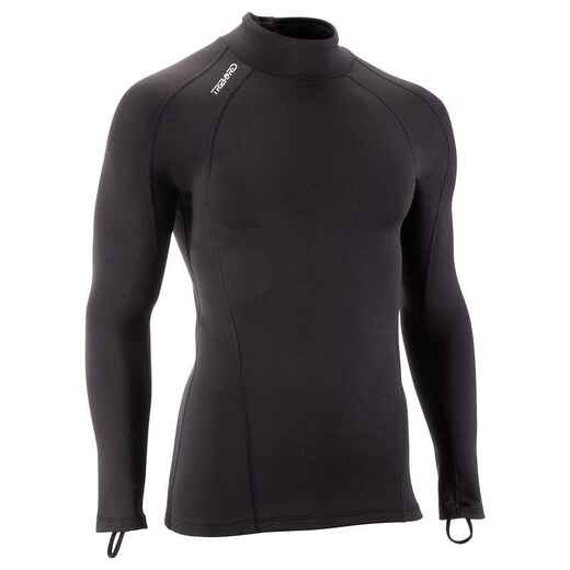 
      Adult brushed long-sleeved stretchy Thermal TOP - Black
  