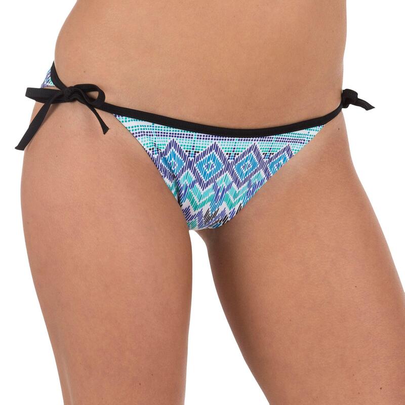 Bas de maillot de bain femme culotte nouée SOFY MAYA bleu