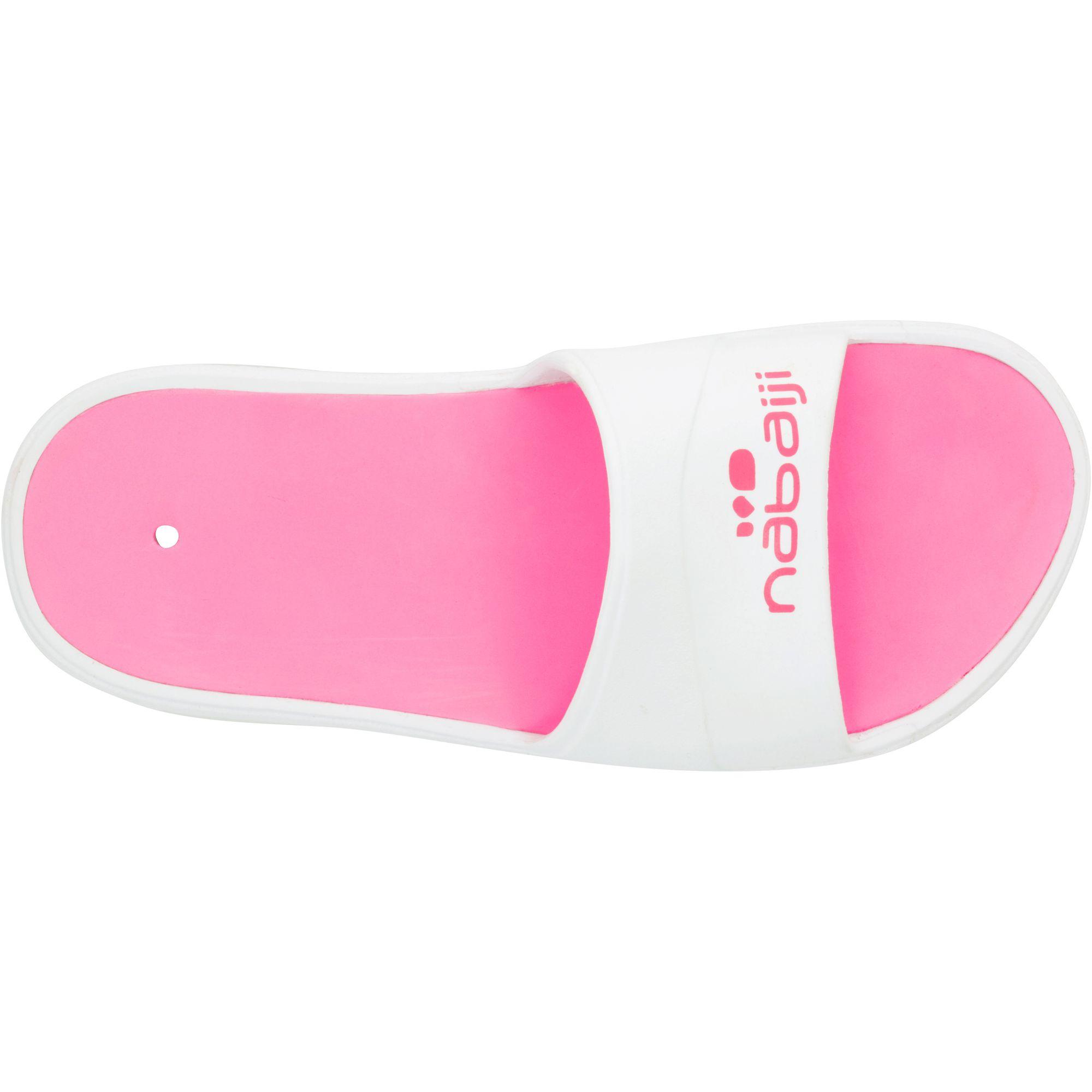 GIRLS’ METASLAP SSU 500 POOL SANDALS BLUE PINK 4/4