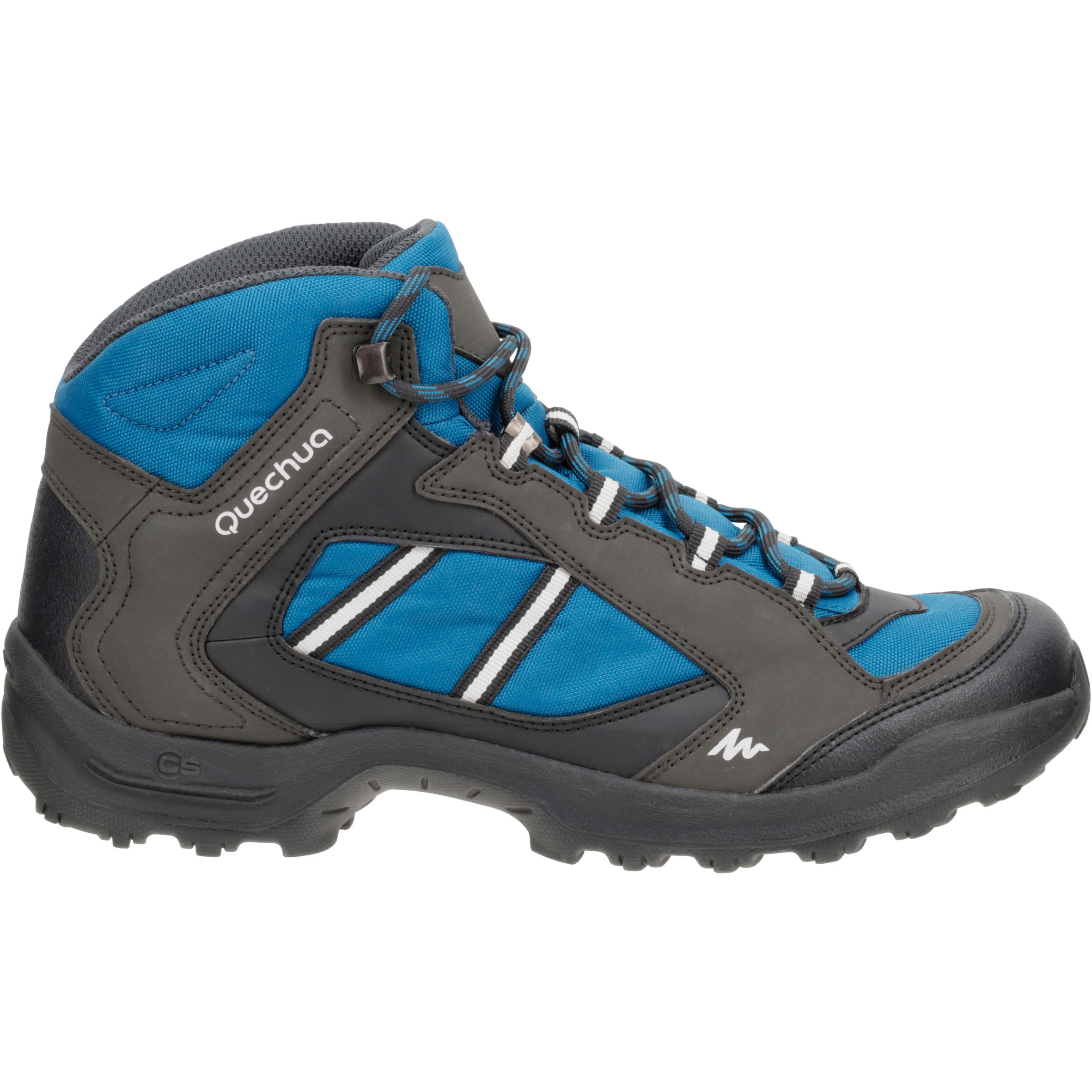 Quechua Arpenaz 50 Mid Men's Hiking Boots Grey Blue 9/15