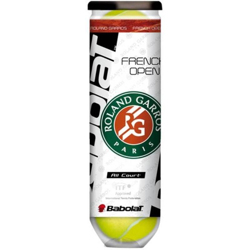 Babolat Tennisballen Roland Garros All Court Set Van 4 Geel babolat kopen in de aanbieding