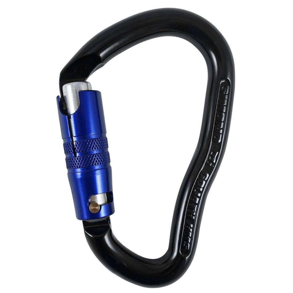 AUTOMATIC CLOSING HMS CARABINER - GOLIATH - BLACK