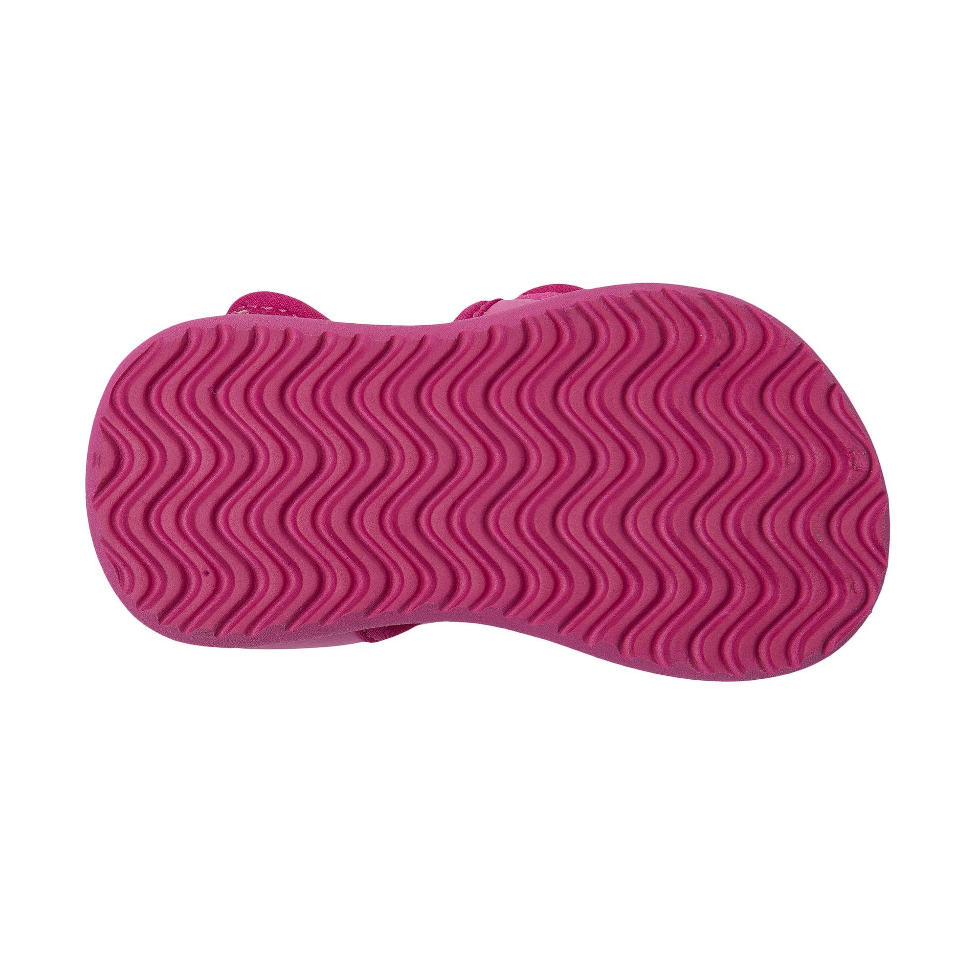 Baby Girl Plain Beach Sandals - Pink 7/8