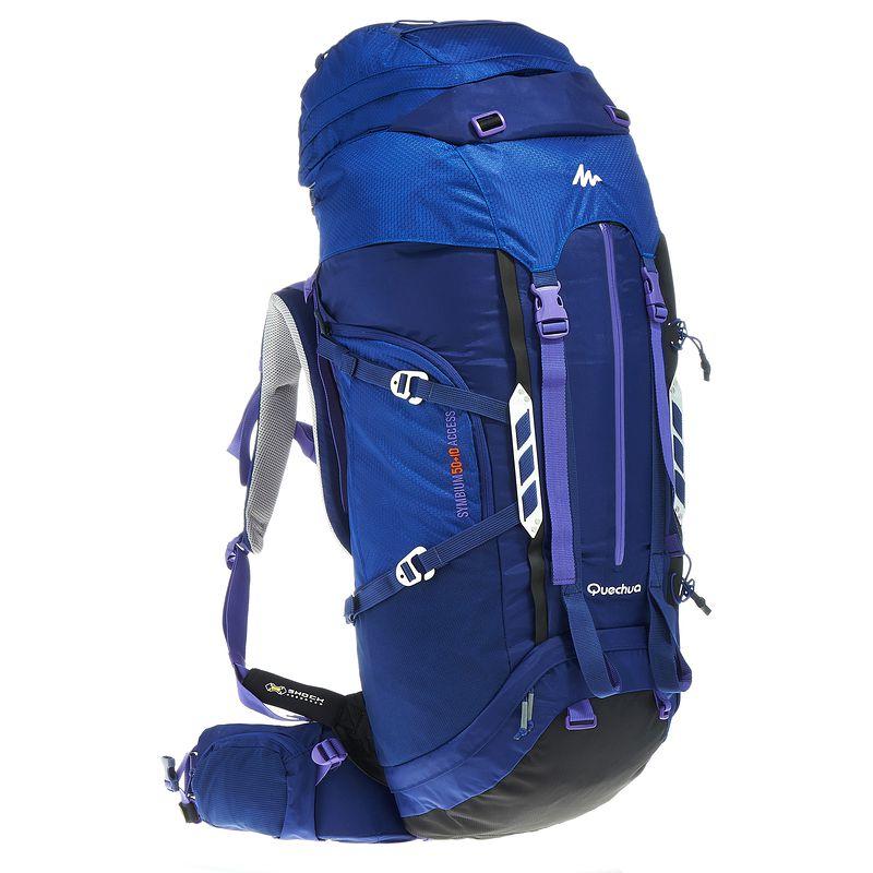 Trekkingrucksack Symbium 50+10 Liter Damen dunkelblau