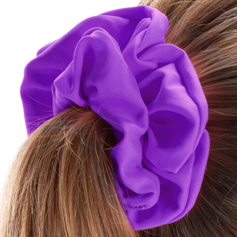 Girls Swimming Hair Scrunchie Purple Nabaiji