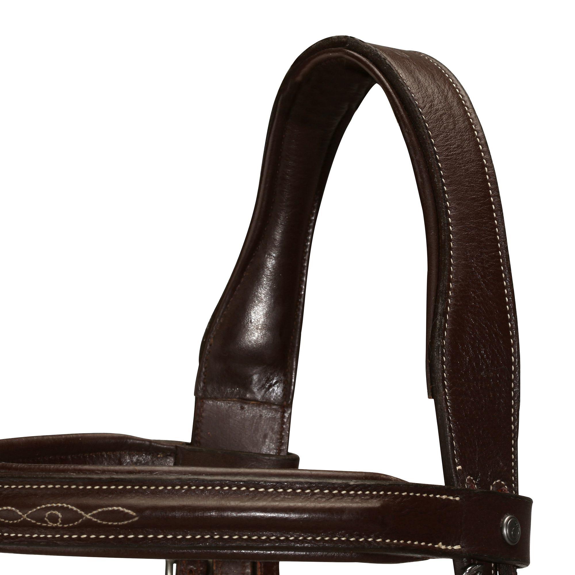 Recall Horse Riding Bridle + Reins For Horse/Pony - Brown 4/19