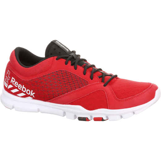 
      Yourflex men's fitness walking shoes - red
  