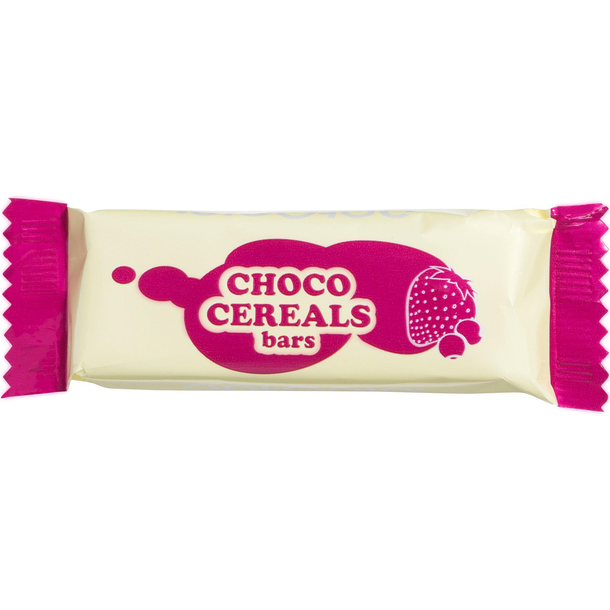 Ecosize White Chocolate-Coated Cereal Bar 10x32g - Strawberry Cranberries 2/4