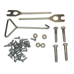 Kit visserie montage, pièce détachée trampoline, MT 240