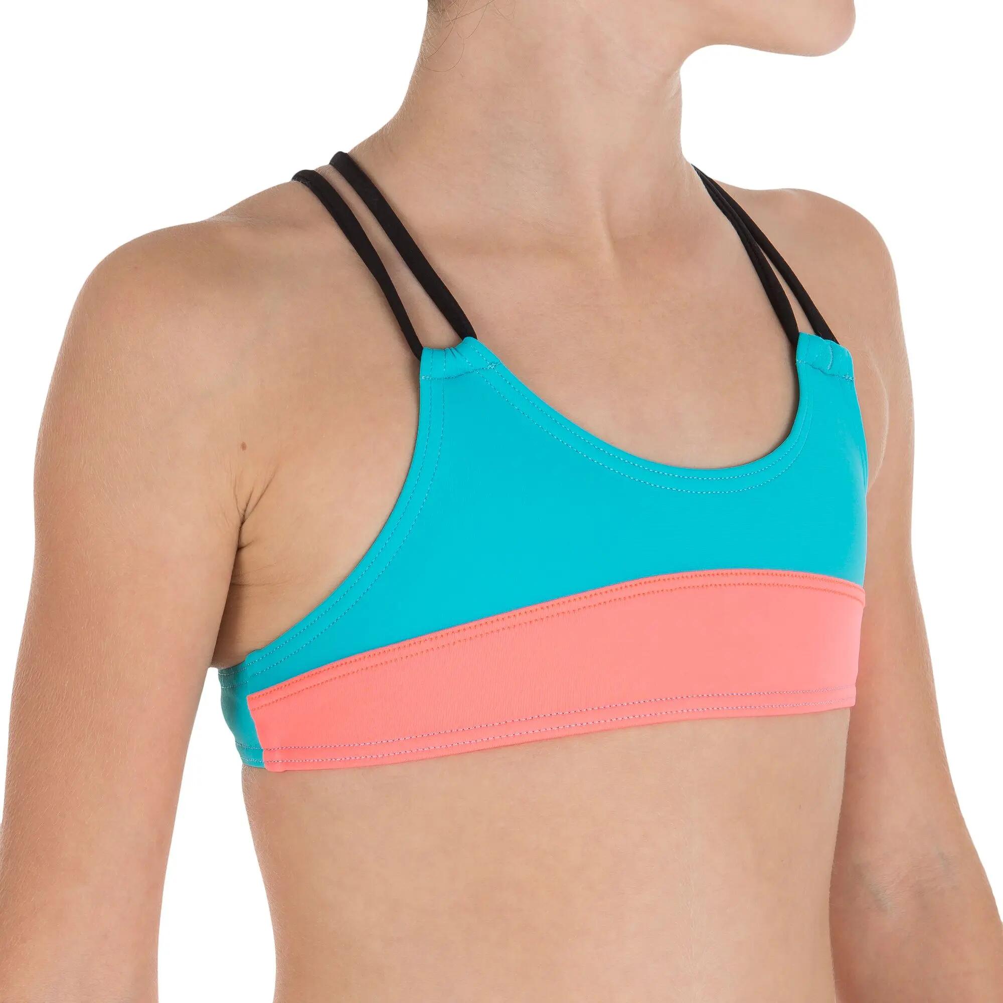 Colour Block G Girls' Two-Piece Bikini Crop Top 6/12