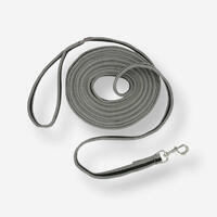 Longe de travail équitation SOFT gris et noir