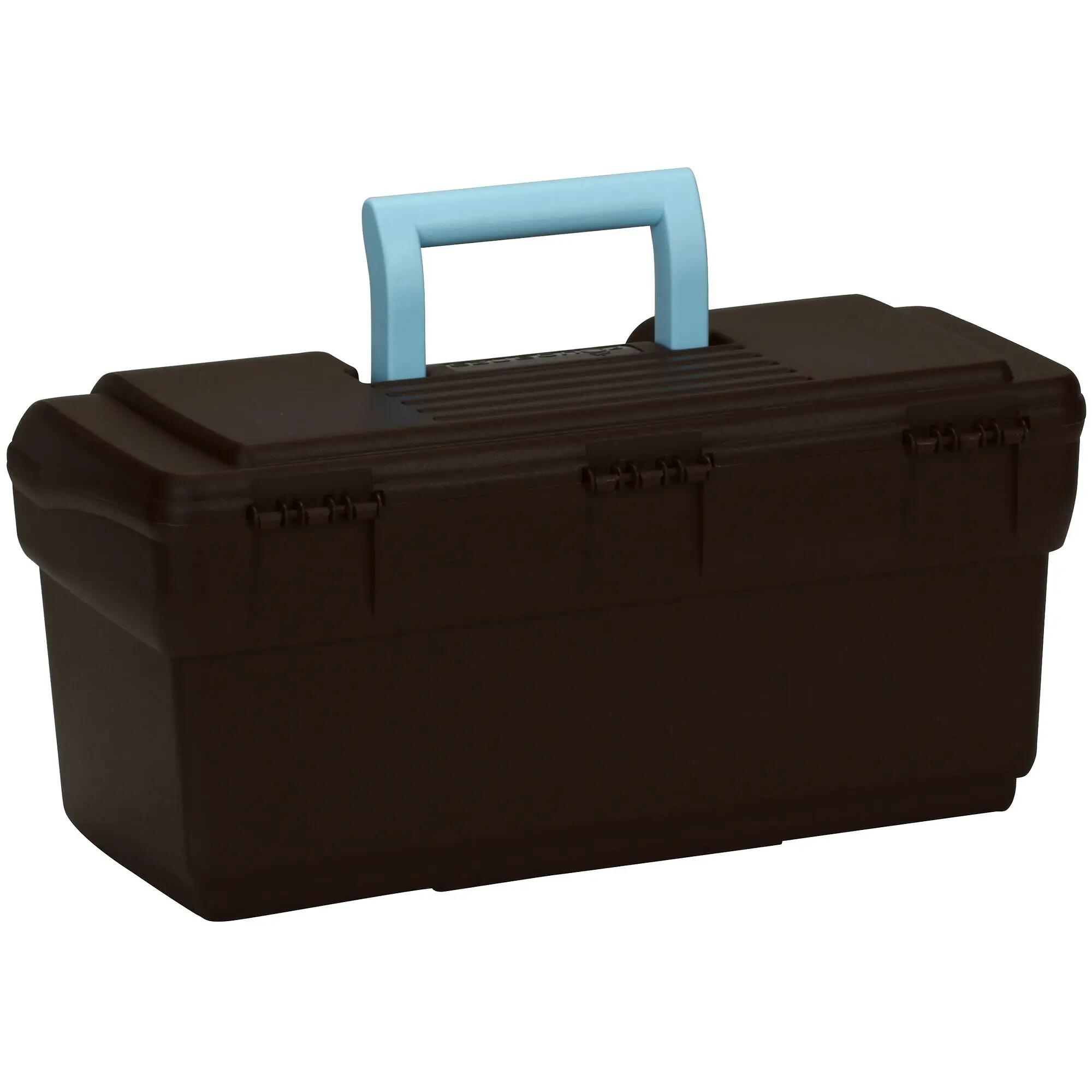 GB500 Horse Riding Grooming Case - Brown/Sky Blue 2/6