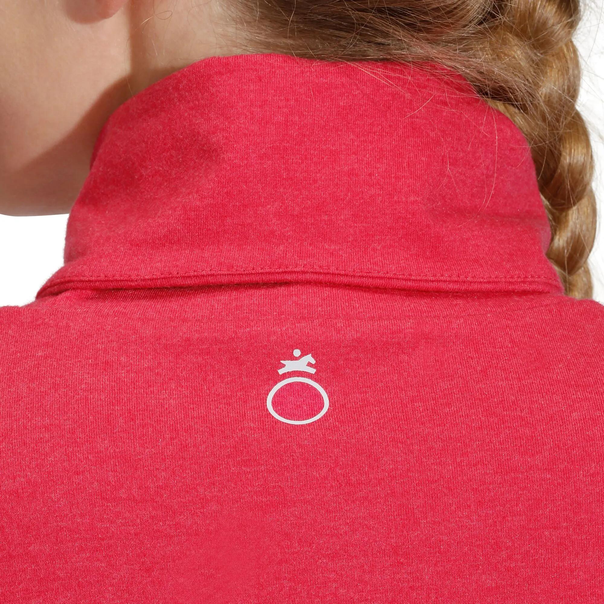 Paddock Women's Horse Riding Turtleneck - Raspberry Pink 10/12