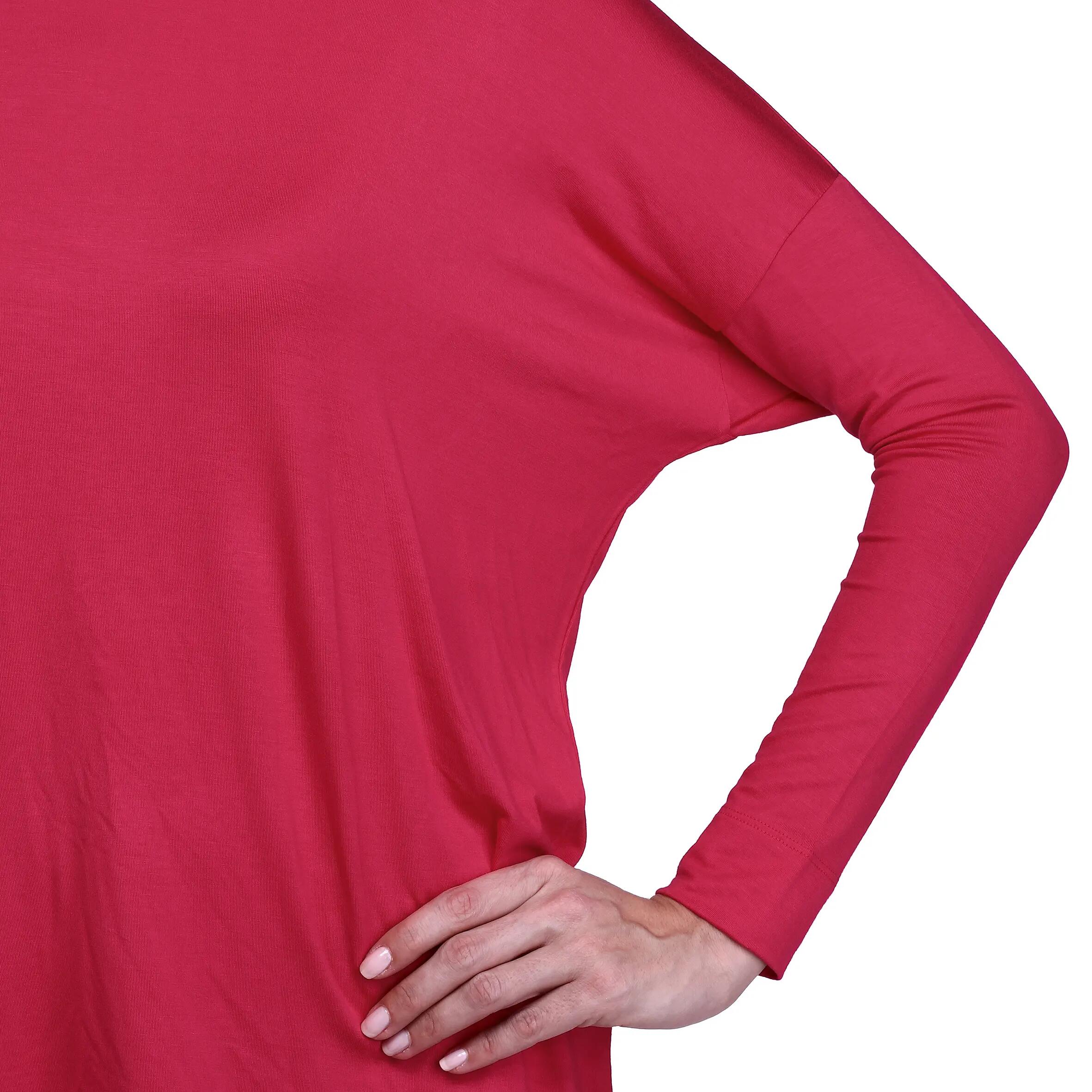 Women's Modern Dance Long-sleeved T-shirt - Red 8/12