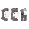Adult Inline Skate Protection Gear Fit500 set of 3-Pieces - Grey/White