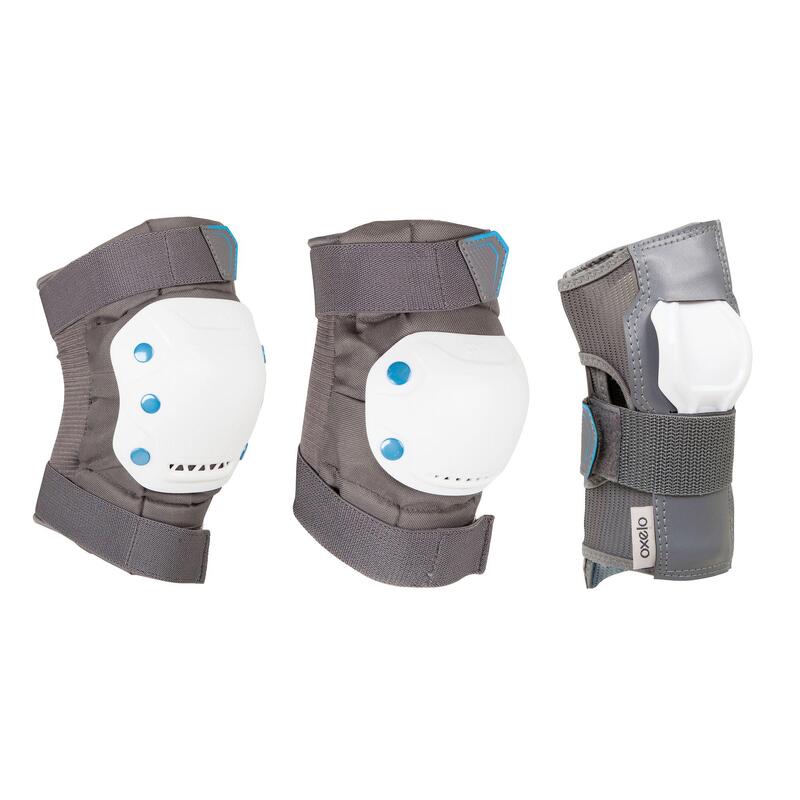 Set 3 perechi protecţii Role Fit500 Negru Adulți 