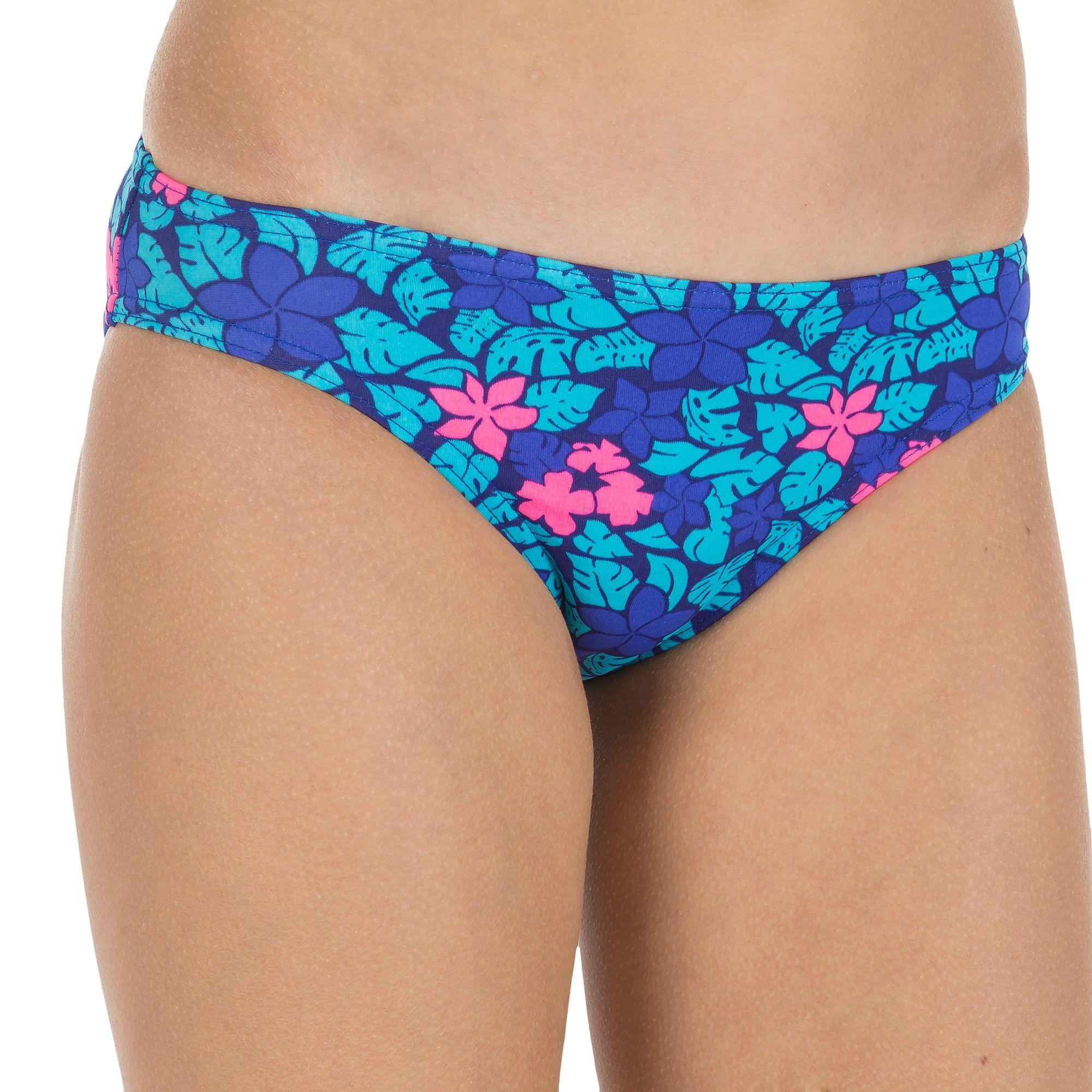 Girl's Swimsuit 2 Piece Sliding Triangle AG Wadi Blue 9/13