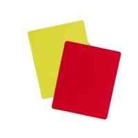 Set of Football Referee Cards - Yellow Red