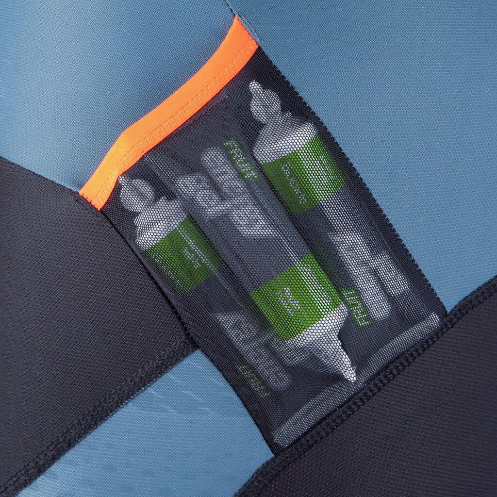 Laufhose Trail 3/4 Kanergy Herren schwarz/grau
