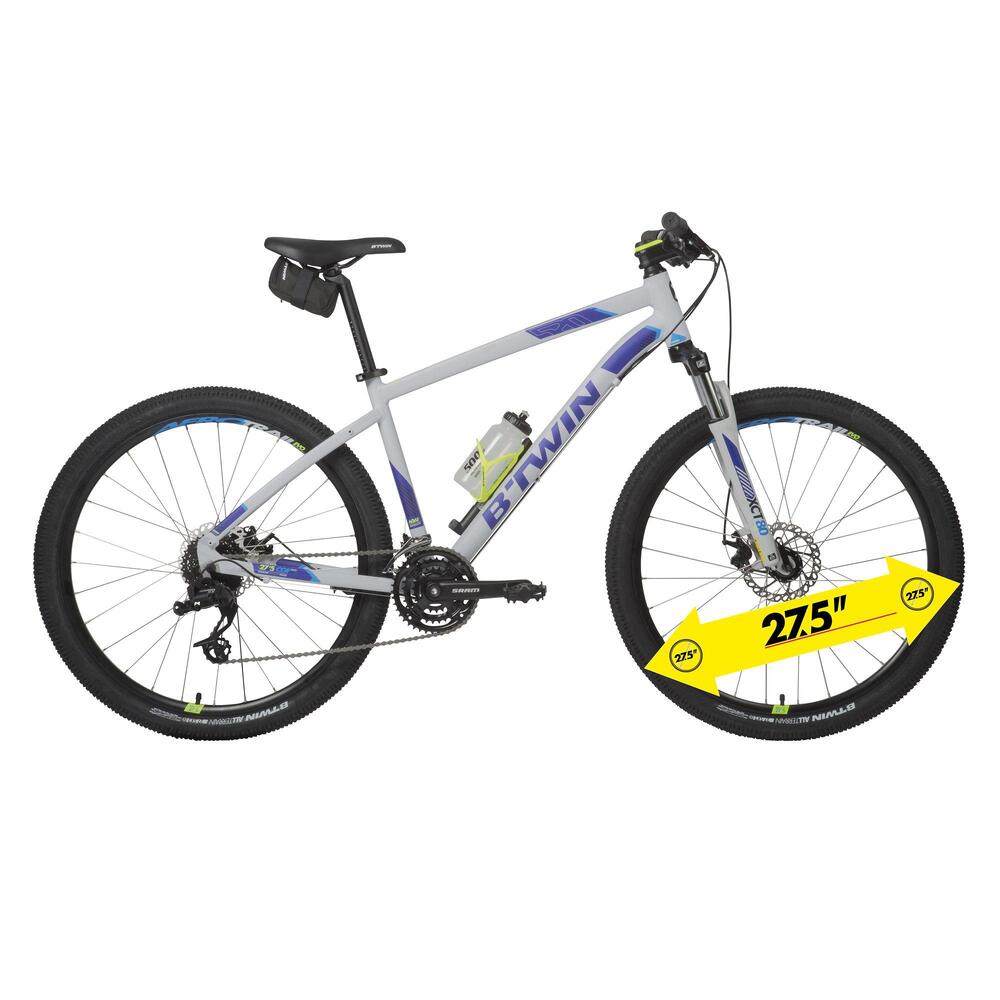 Bicicleta ROCKRIDER 520 Cinza-claro