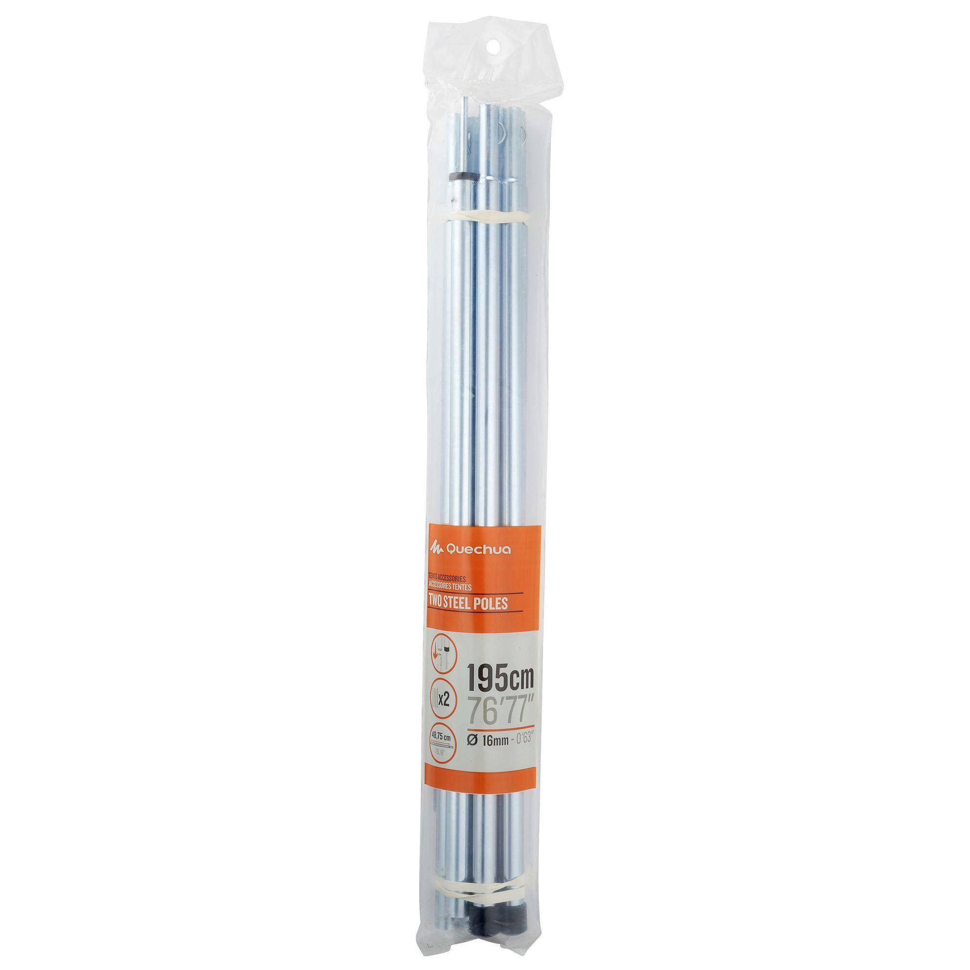 2 camping poles for tents, shelters and tarps -  2