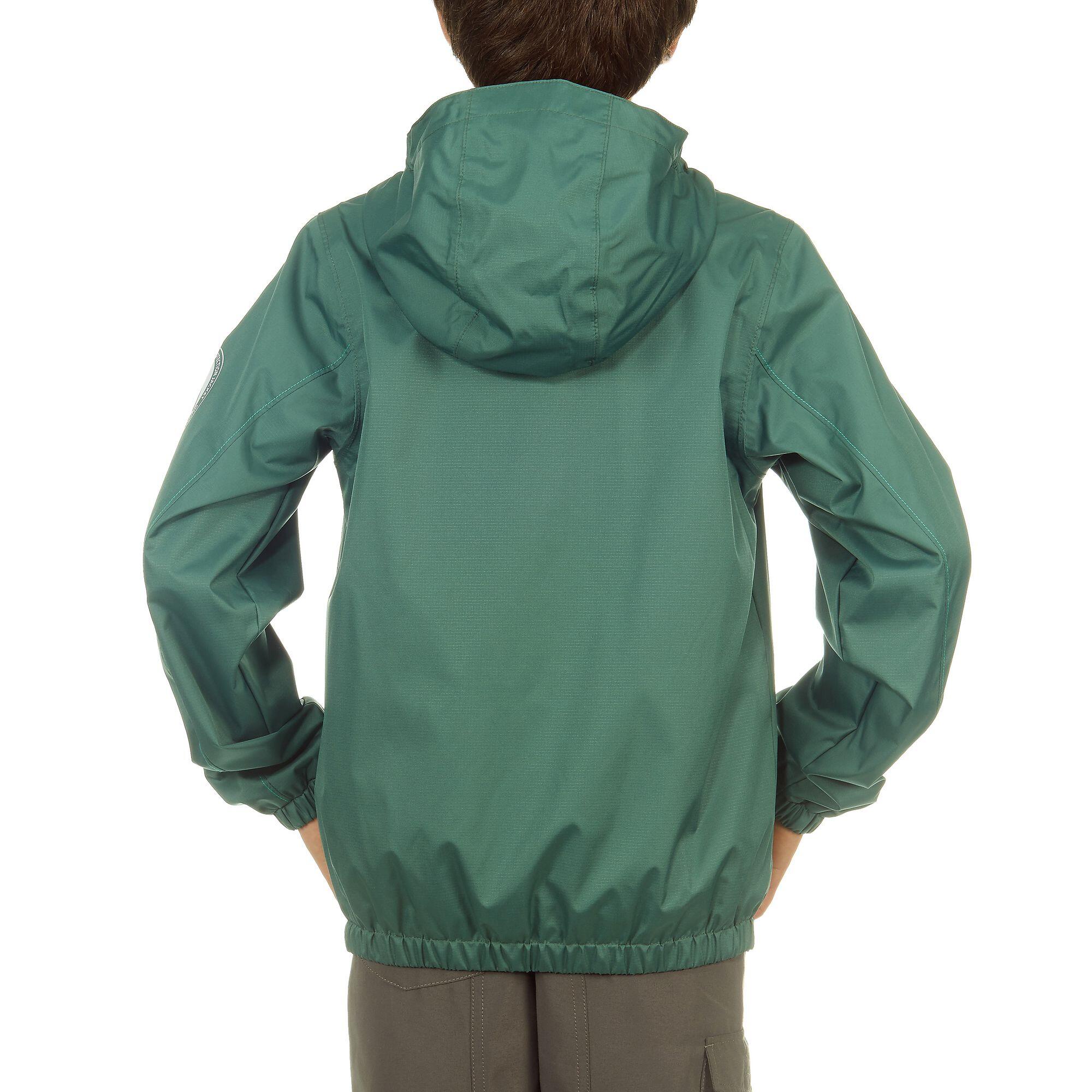 Hike 500 Boys' Hiking Jacket - Khaki 5/13