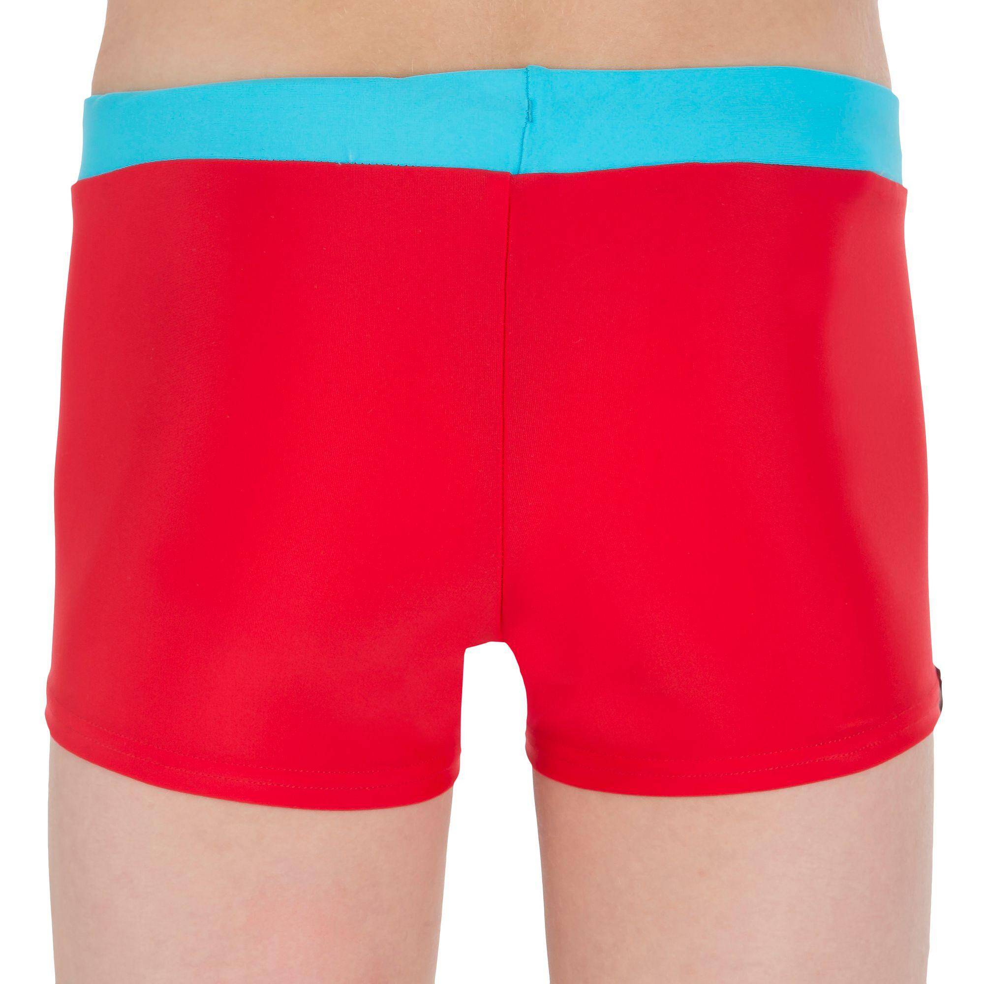B-Active Pep Boys’ Boxer Swim Shorts – Red Blue -  5