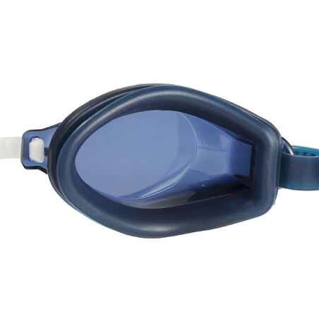 100 AMA Swimming Goggles, Size L Blue White