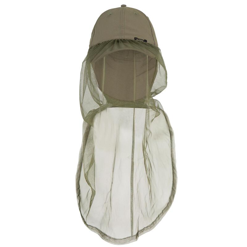 Casquette anti-moustique chasse Steppe 300 mosquito vert