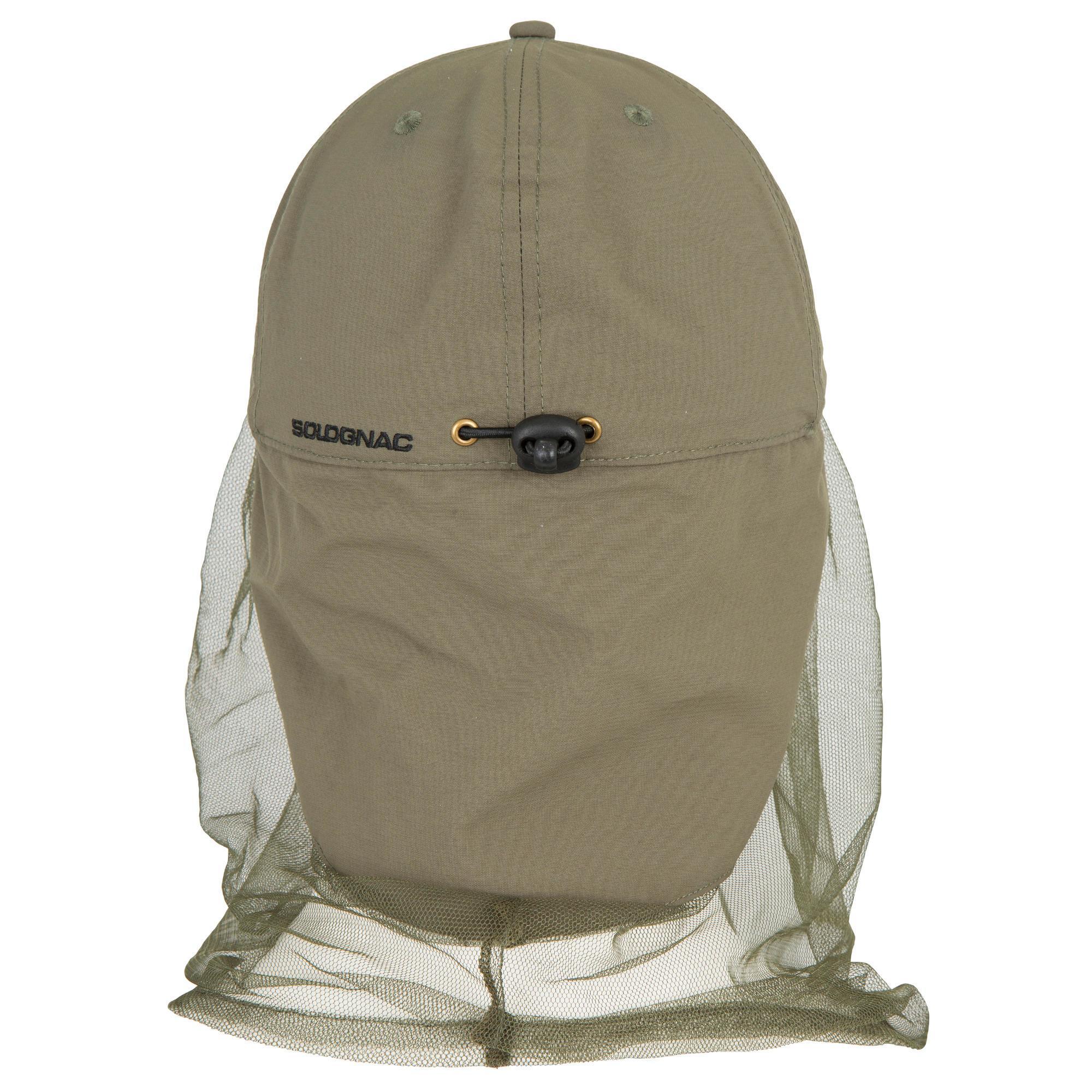 Cappellino antizanzare caccia STEPPE 300 MOSQUITO verde SOLOGNAC | DECATHLON