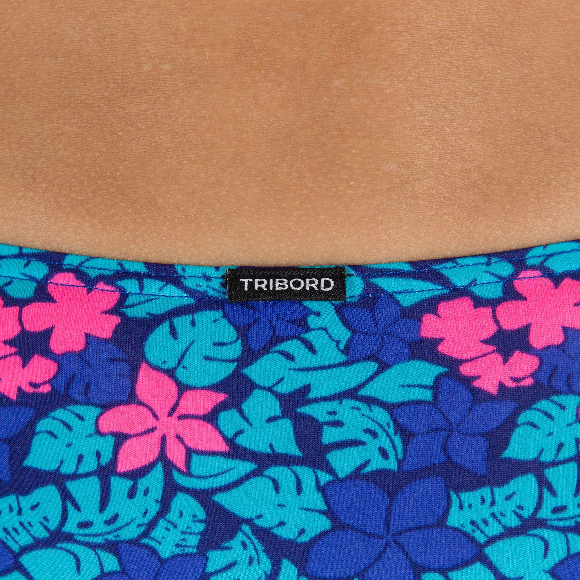 Girl's Swimsuit 2 Piece Sliding Triangle AG Wadi Blue 11/13