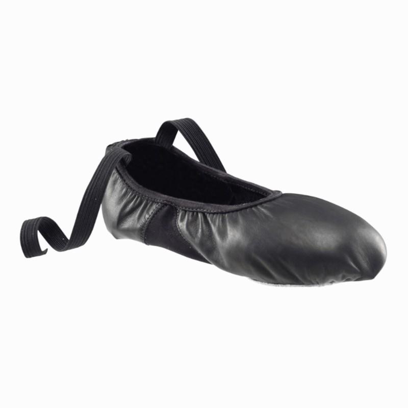 Mezze punte danza classica suola spezzata cuoio nere DOMYOS Decathlon