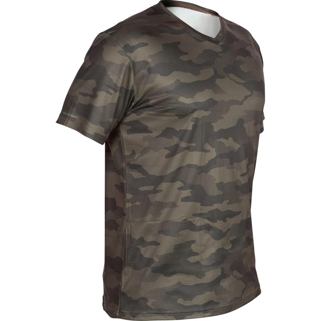 Maskirnokaki majica kratkih rukava 100 Breathable