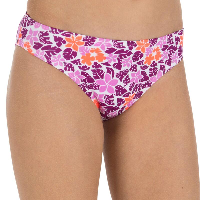 Maillot de bain fille 2 pièces triangle coulissant AG COCO rose